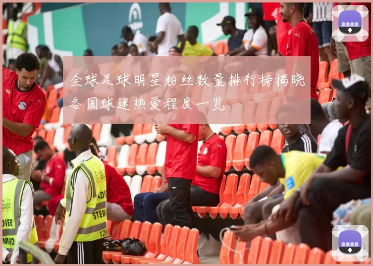 全球足球明星粉丝数量排行榜揭晓各国球迷热爱程度一览